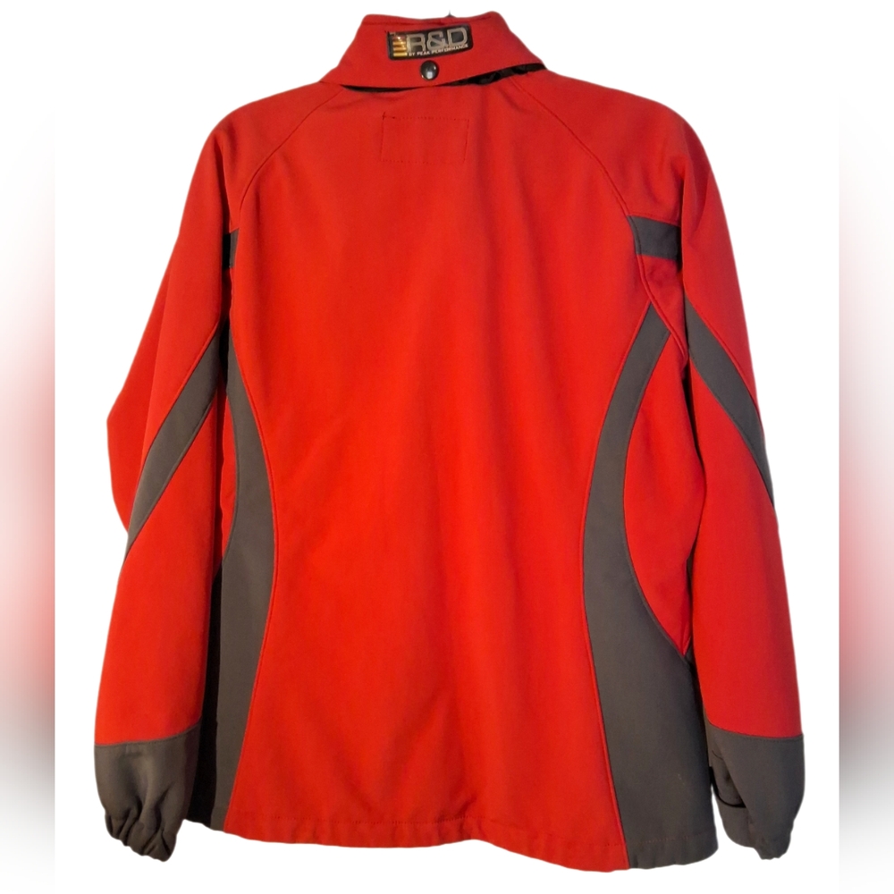 Peak Performance Red & Gray Softshell Jacket - Picture 3 of 8
